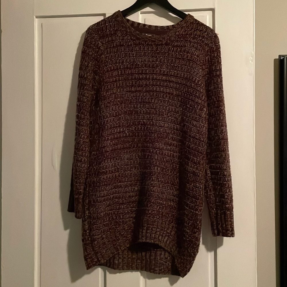 Roots Burgundy Knit Tunic Sweater